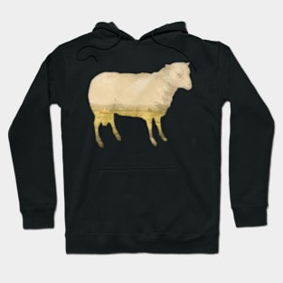 Sheep in field Hoodie